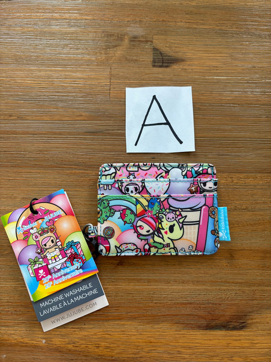 Tokidoki x Jujube 20th Anniversary -  BE CHARGED WALLET (Print Placement Front and Back)