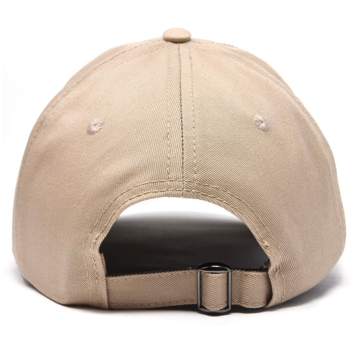 Embroidered American Flag Hat USA/Baseball Cap - Khaki