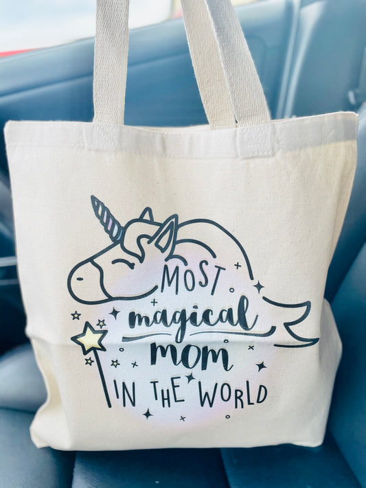 Most Magical Mom Canvas Tote