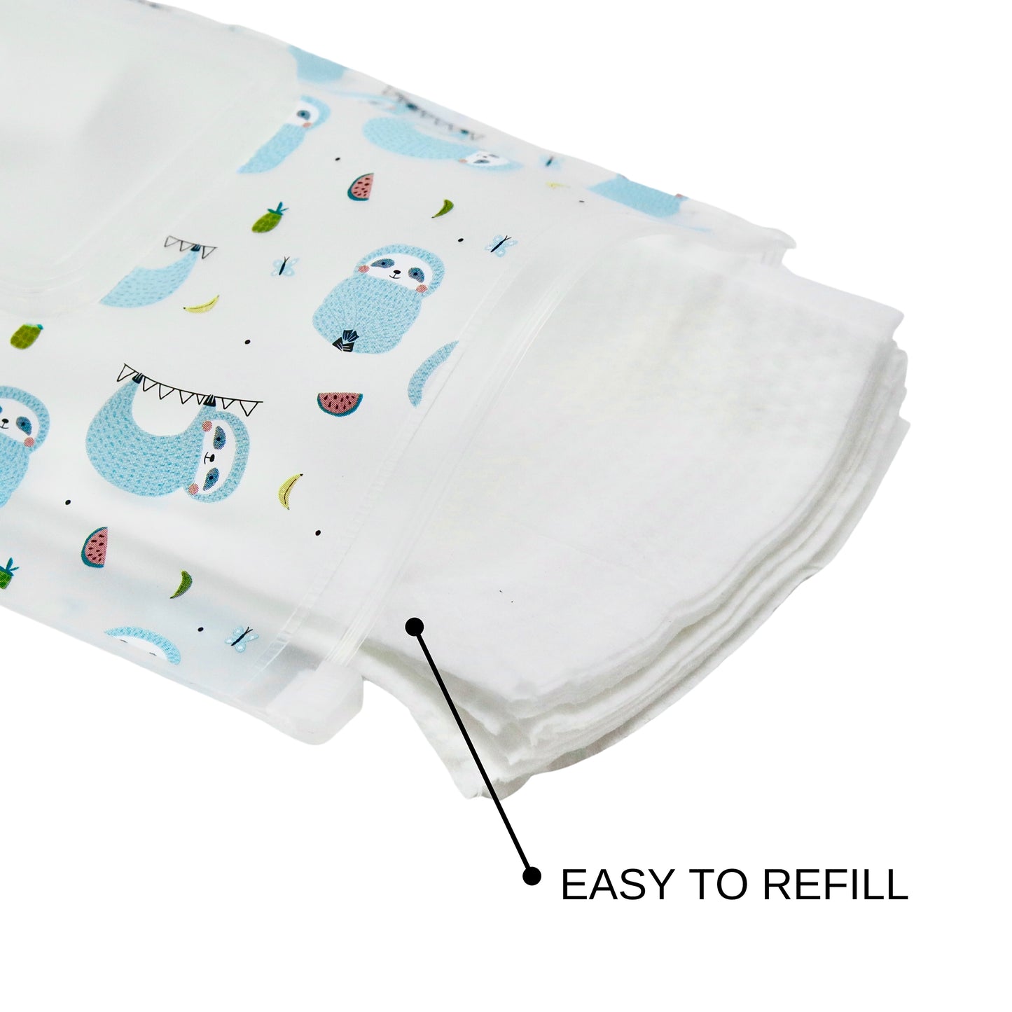 Orchid Hearts Design Mini Wipes Pouch - Rainforest Love (2 Pack)
