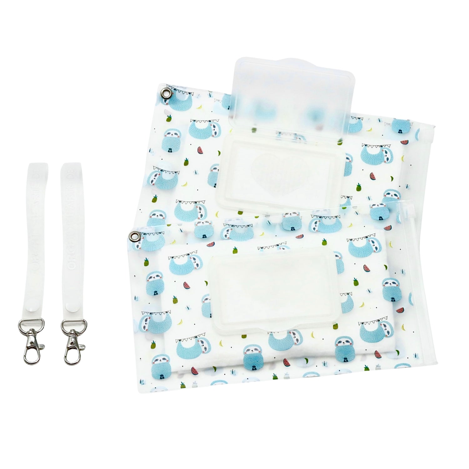 Orchid Hearts Wipes Pouch