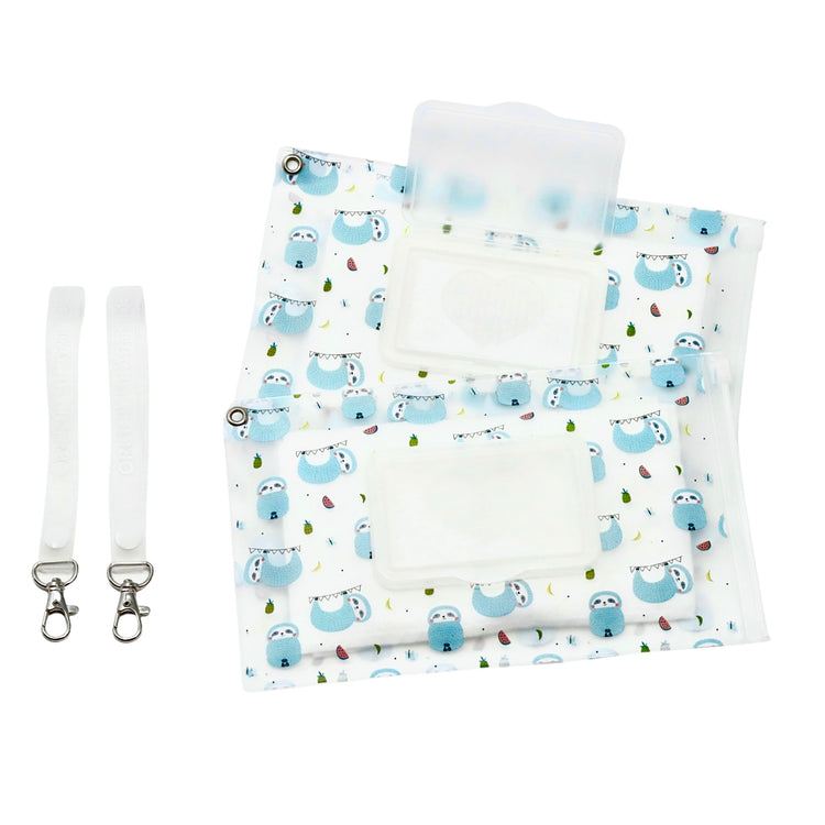 Orchid Hearts Wipes Pouch