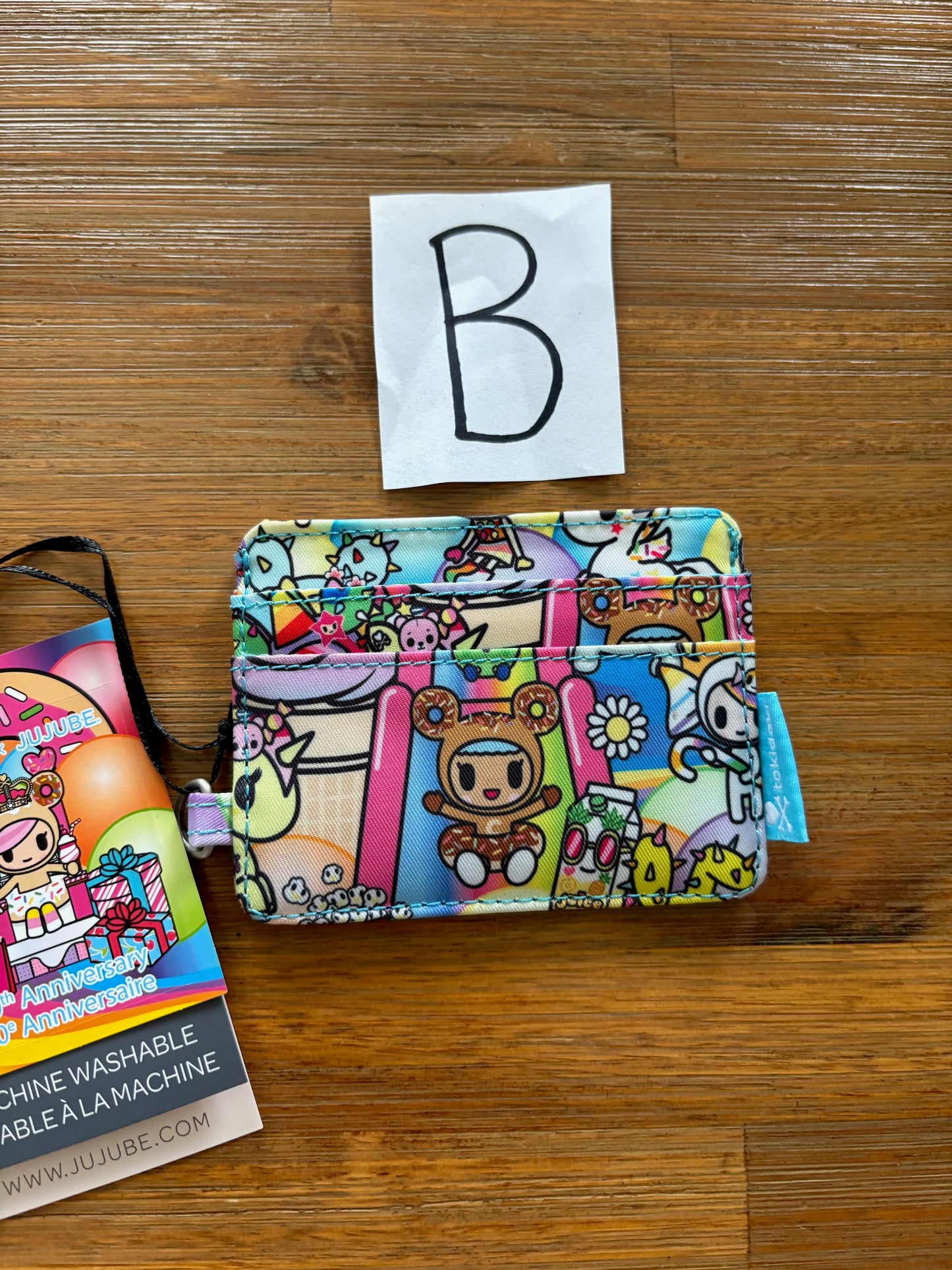 Tokidoki x Jujube 20th Anniversary -  BE CHARGED WALLET (Print Placement Front and Back)