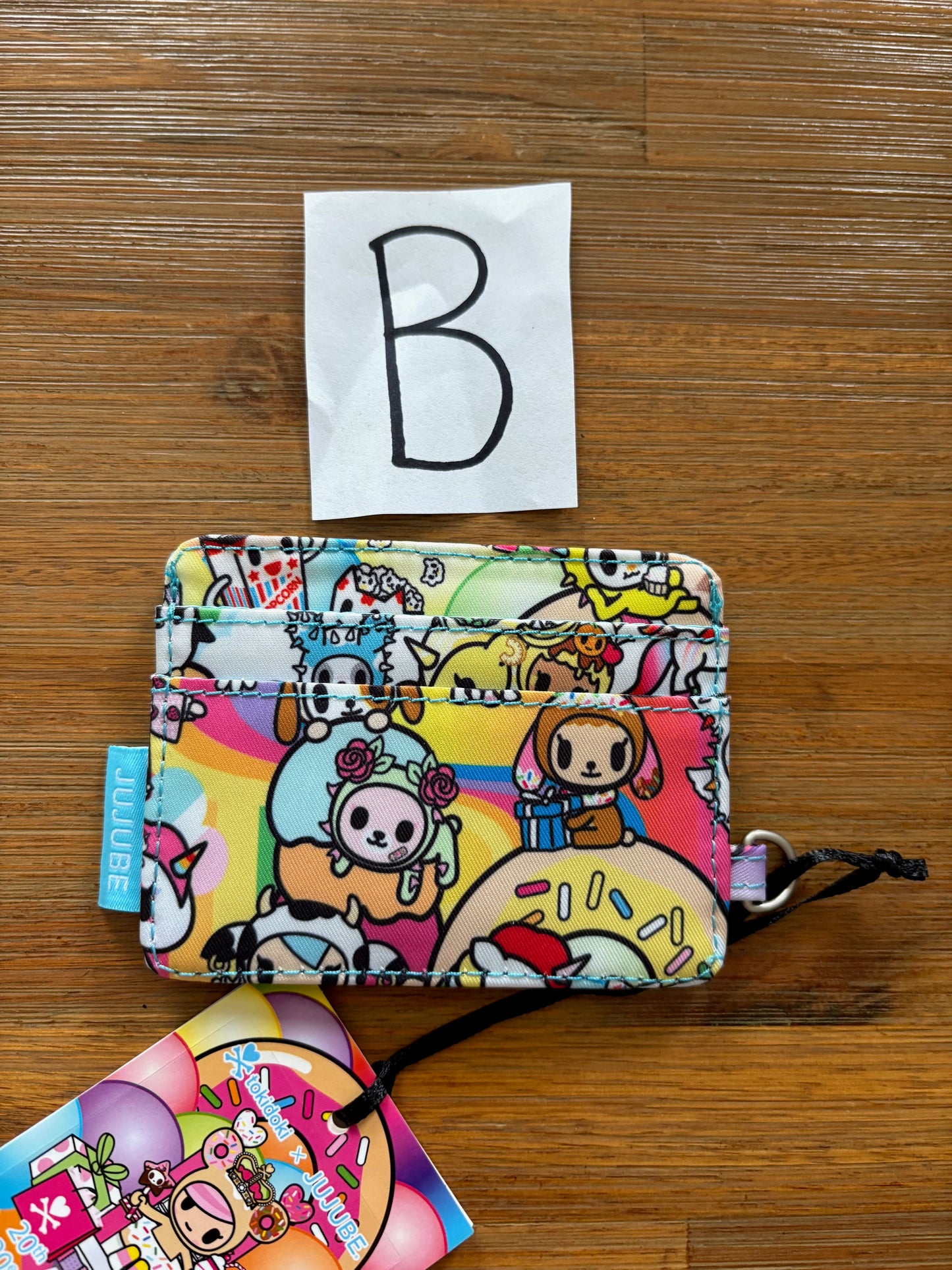 Tokidoki x Jujube 20th Anniversary -  BE CHARGED WALLET (Print Placement Front and Back)