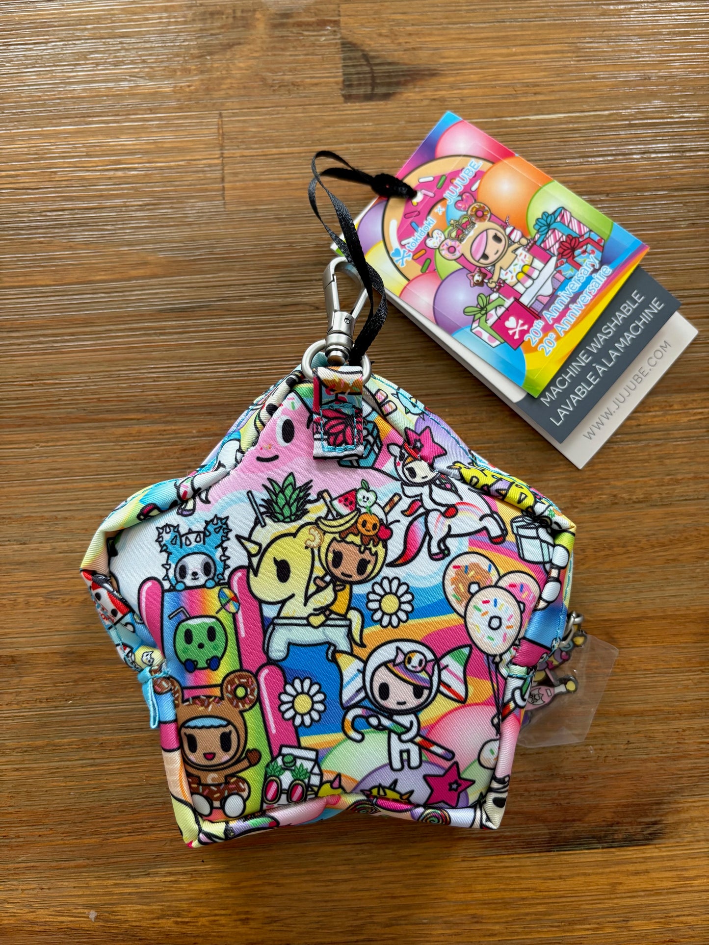 Tokidoki x Jujube 20th Anniversary - STAR MINI BAG (Print Placement Front and Back Picture)