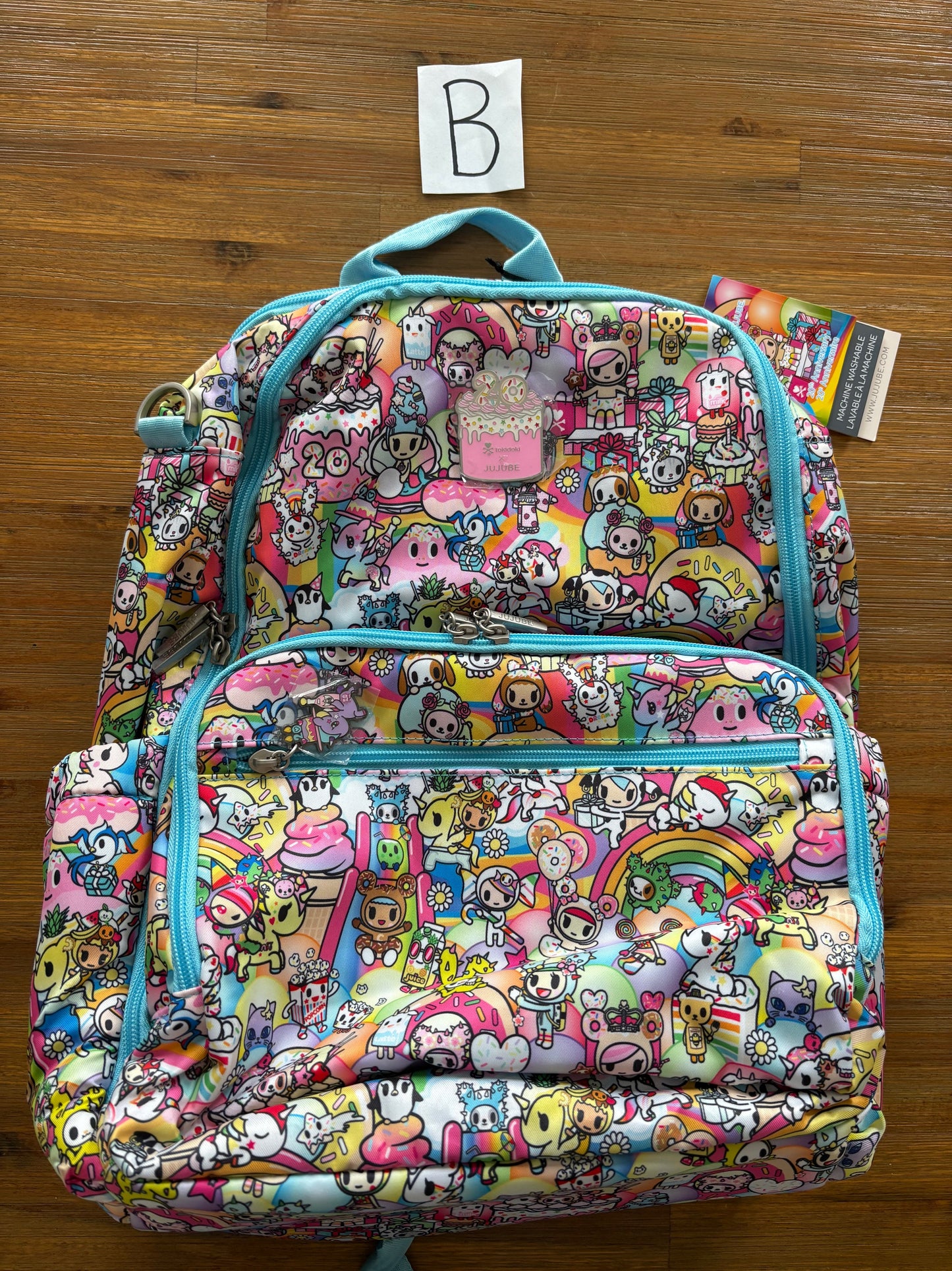 Tokidoki x Jujube 20th Anniversary - BE ZEALOUS BACKPACK (Print Placement Available)