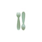 ezpz green baby toddler kid utensils 