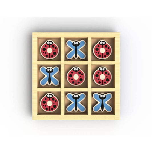 begin again kids toys tic tac toe wooden puzzle learning game