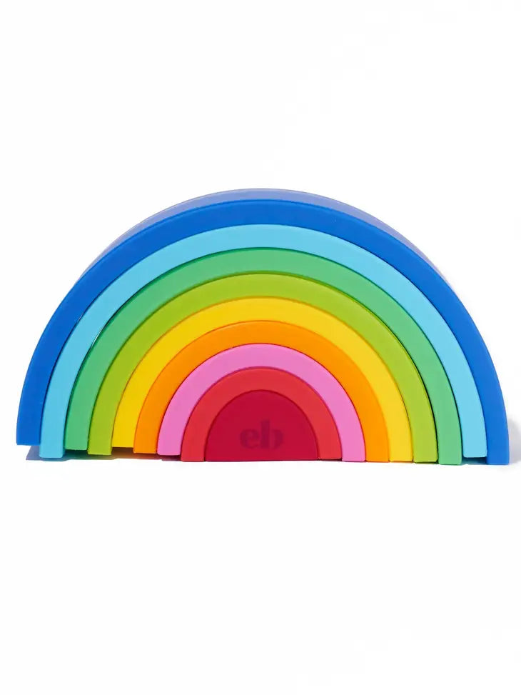 Rainbow Stacking Toy | Silicone Stacking Blocks