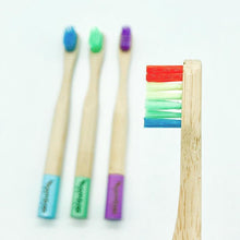 Load image into Gallery viewer, Bamboo Kids Toothbrush - RAINBOW
