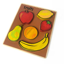 Load image into Gallery viewer, Grocery Puzzle - Chunky Fruits
