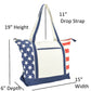 American Flag USA Tote Bag