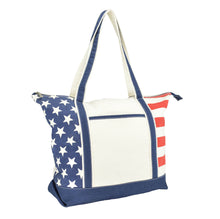 Load image into Gallery viewer, American Flag USA Tote Bag
