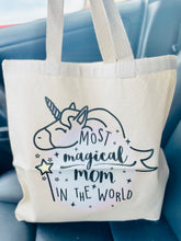 Load image into Gallery viewer, Most Magical Mom Canvas Tote
