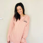 "KAWAII MAMA" UNISEX Lightweight Crewneck Sweatshirt - ROSE