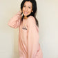 "KAWAII MAMA" UNISEX Lightweight Crewneck Sweatshirt - HEATHER GRAY