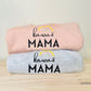 "KAWAII MAMA" UNISEX Lightweight Crewneck Sweatshirt - HEATHER GRAY