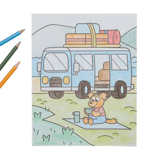 Ooly Movin' and Shakin Color-In' Book