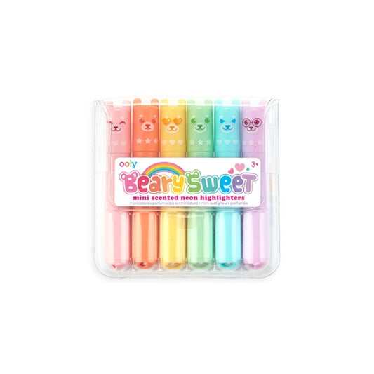 ooly kids coloring beary sweet mini scented highlighters cute highlighters