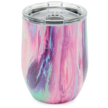 Load image into Gallery viewer, 16 oz Cotton Candy SIC Stemless Stainless Steel Wine Cup
